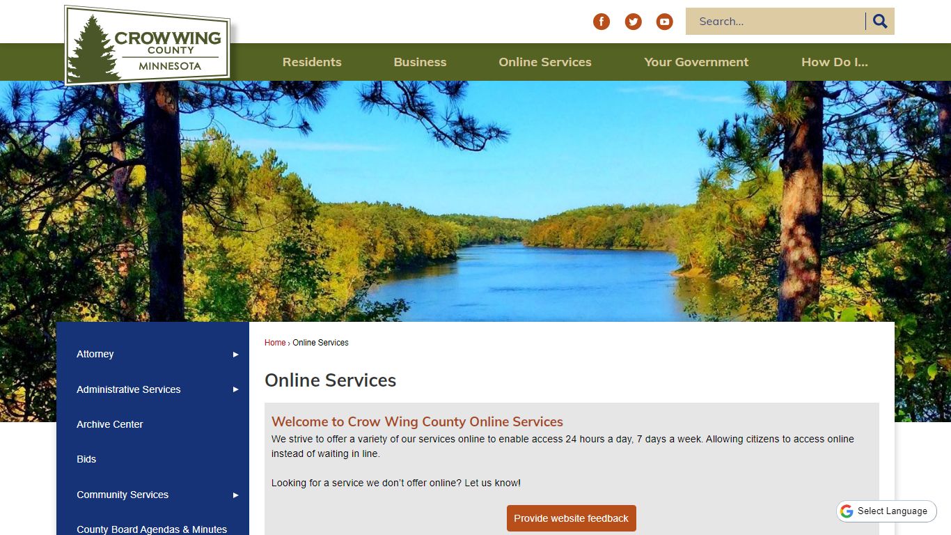 Online Services | Crow Wing County, MN - Official Website
